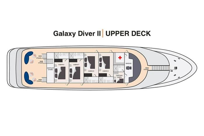 Galaxy Diver II Deck Plans