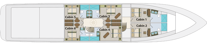 Grand Majestic Galápagos Cruise Deck Plans