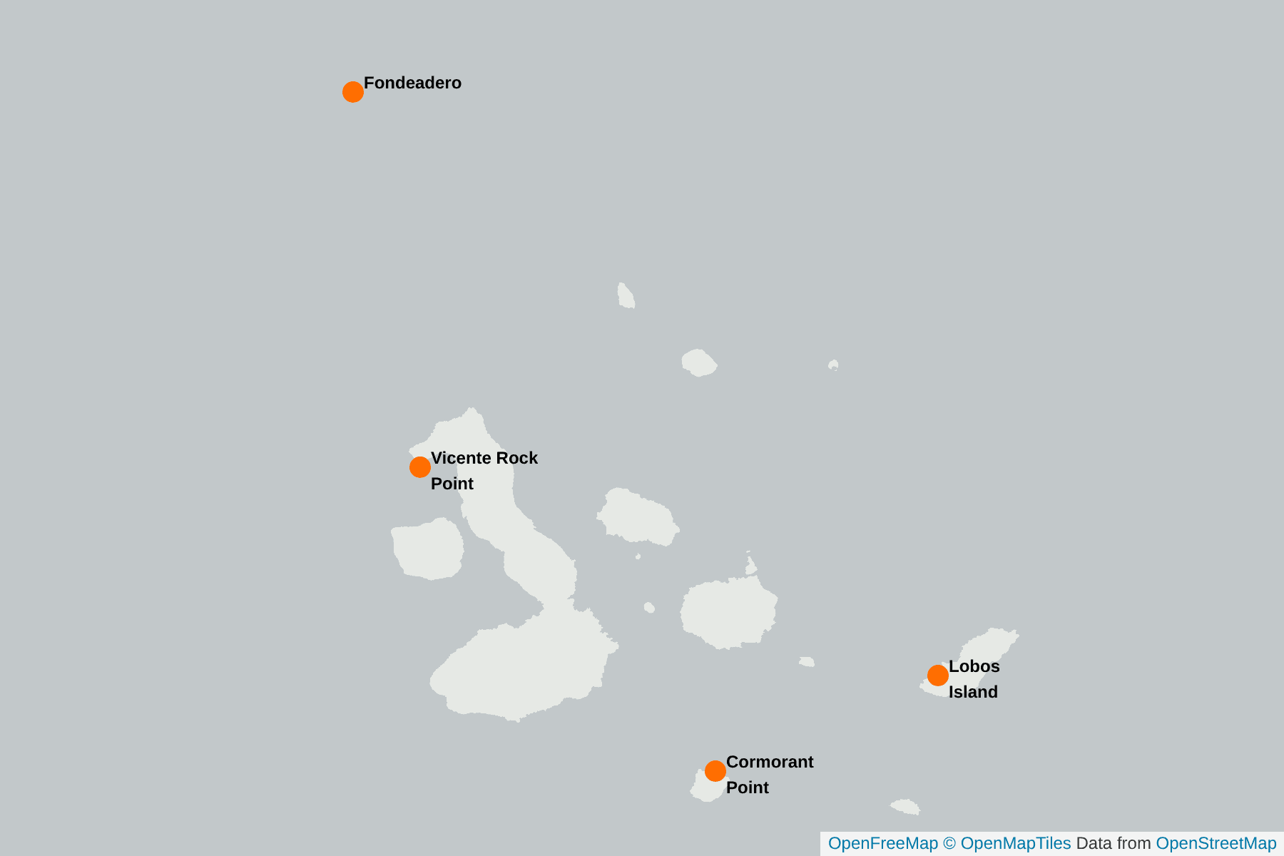 Map of Red-lipped Batfish