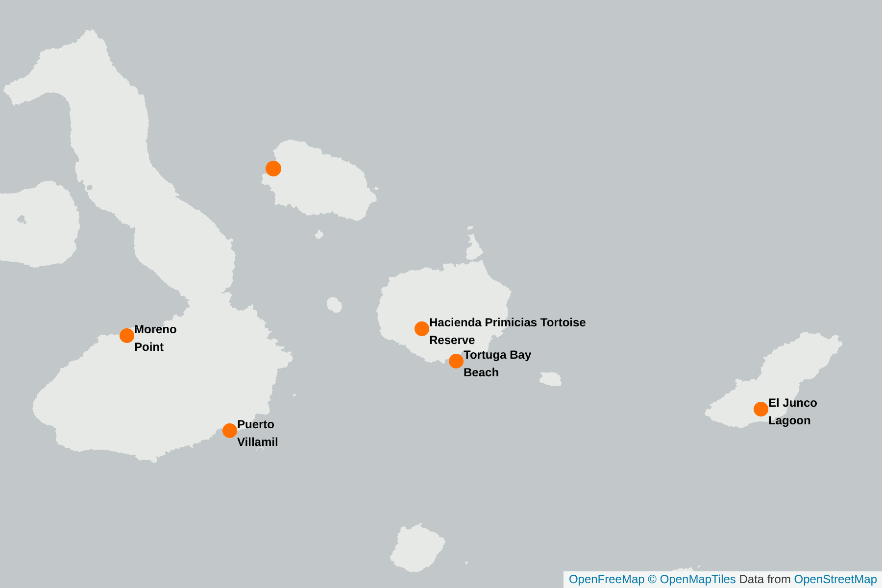 Map of White-cheeked Pintail