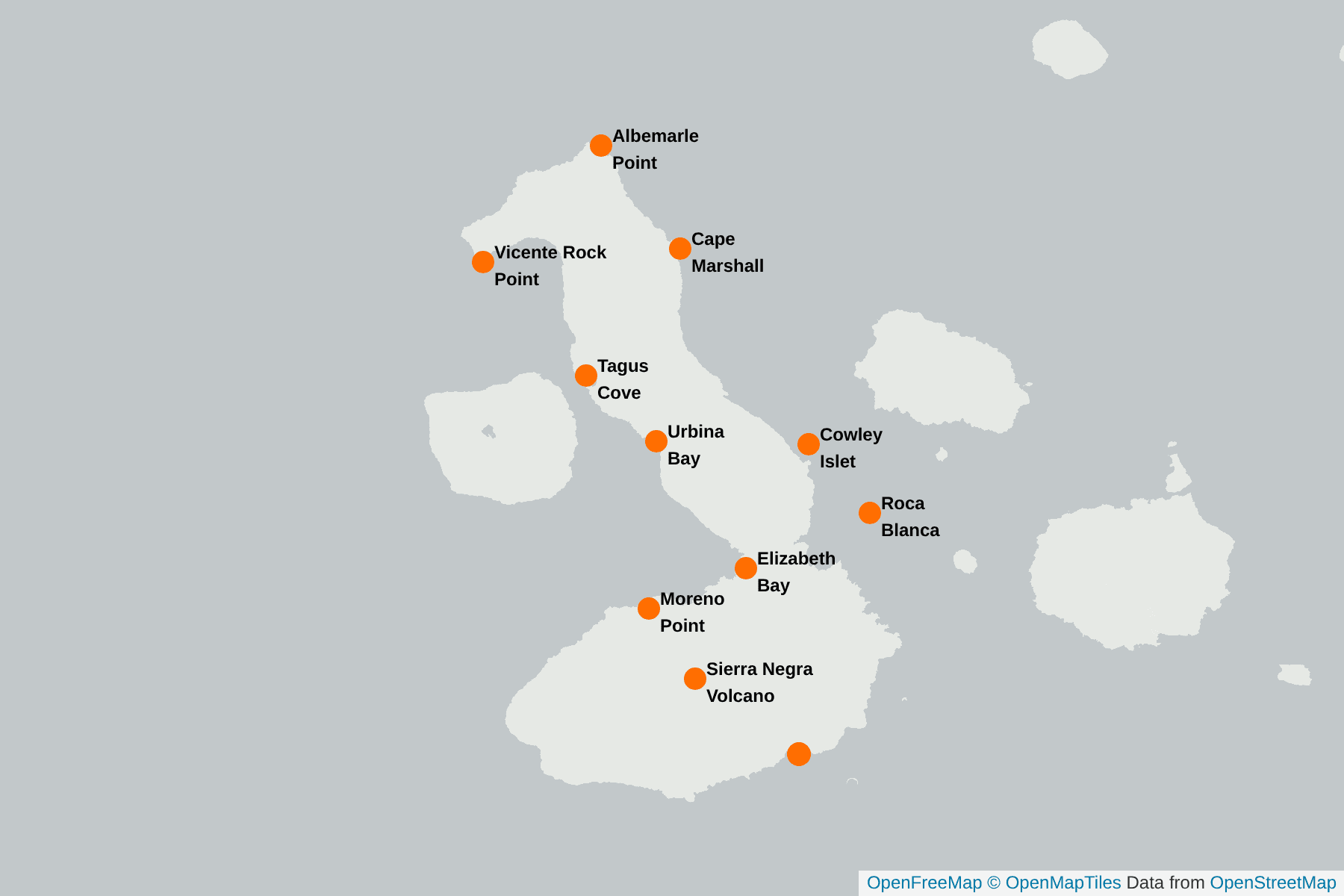 Map of Isabela