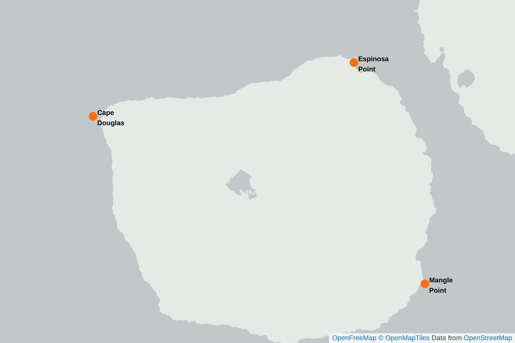 Map of Fernandina
