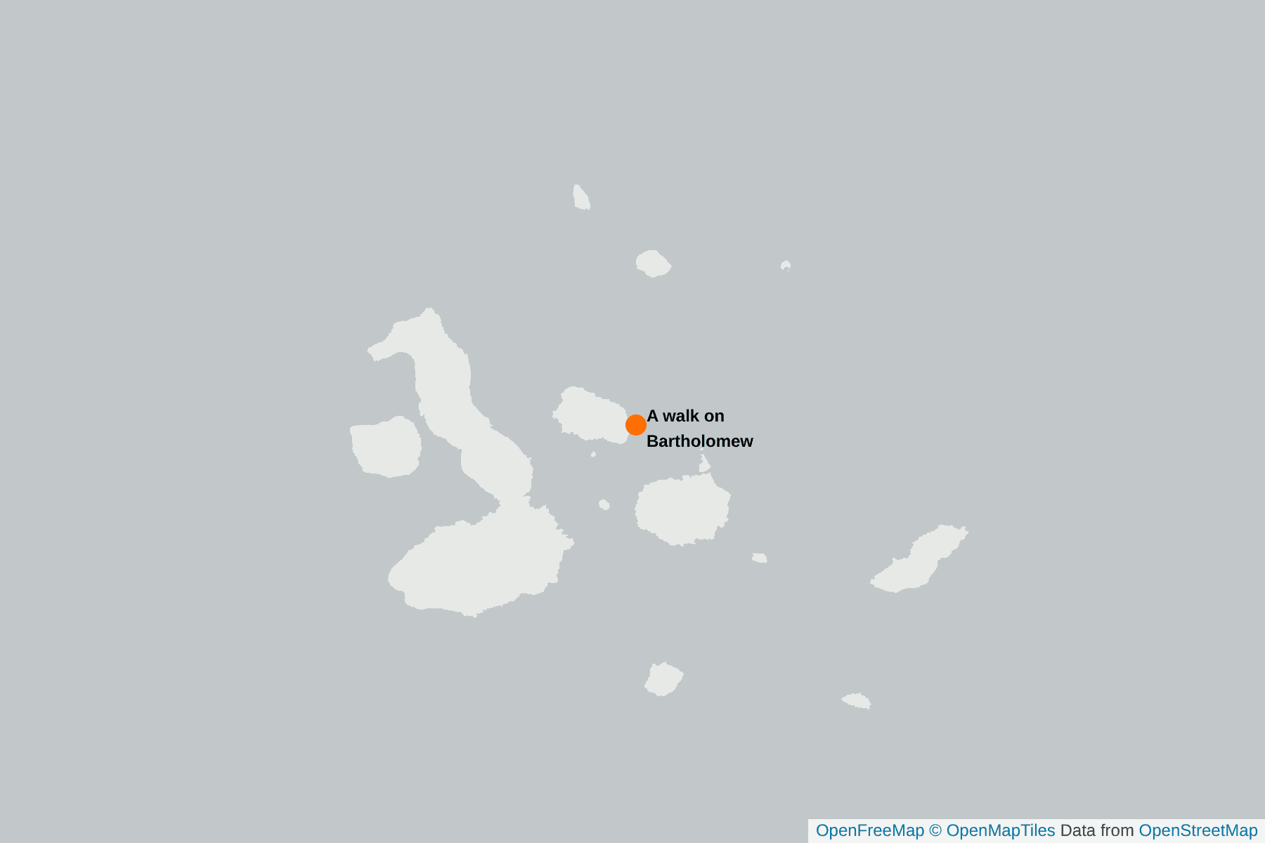 Map of Bartholomew