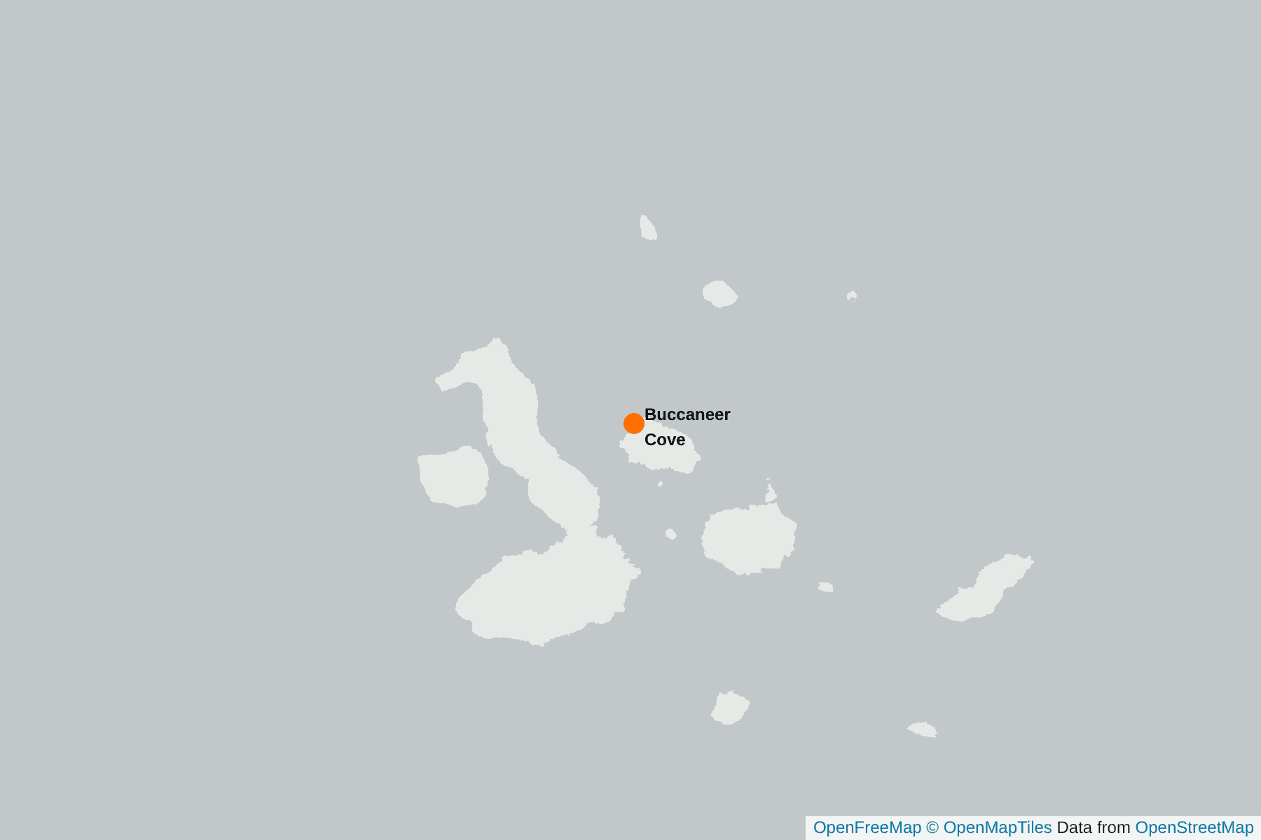 Map of Buccaneer Cove