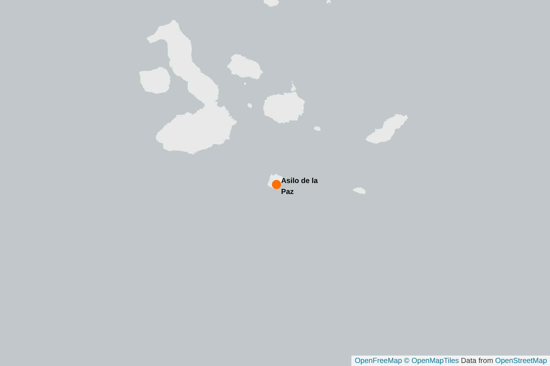 Map of Asilo de la Paz