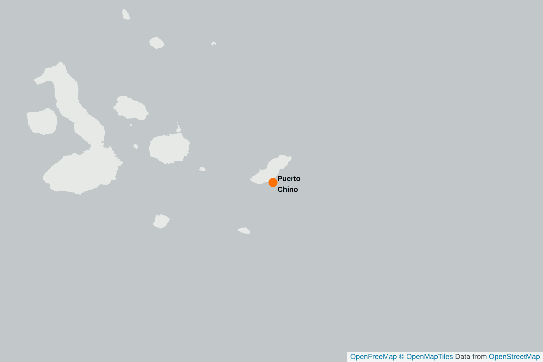 Map of Puerto Chino