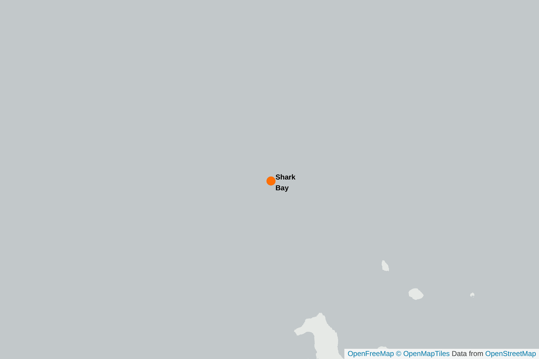 Map of Shark Bay