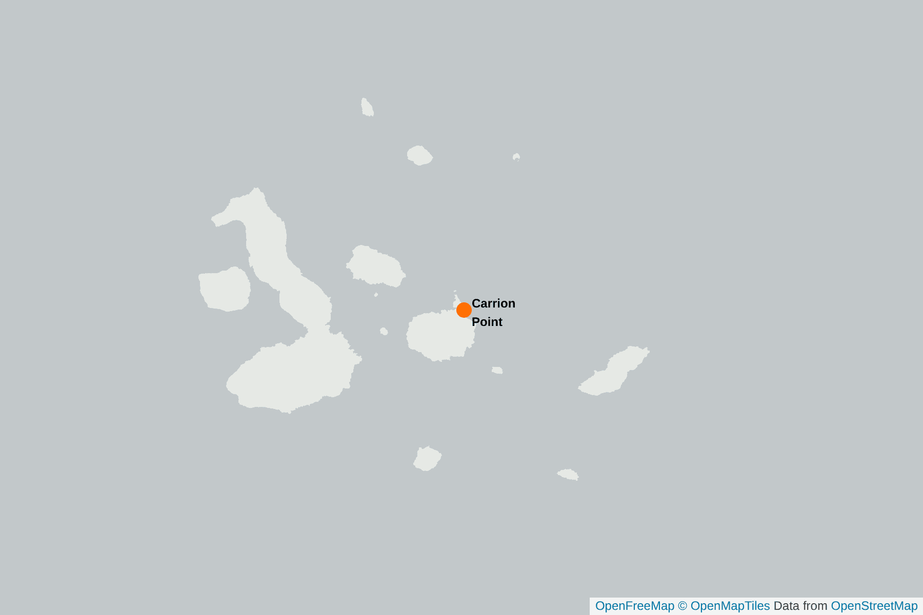 Map of Carrion Point