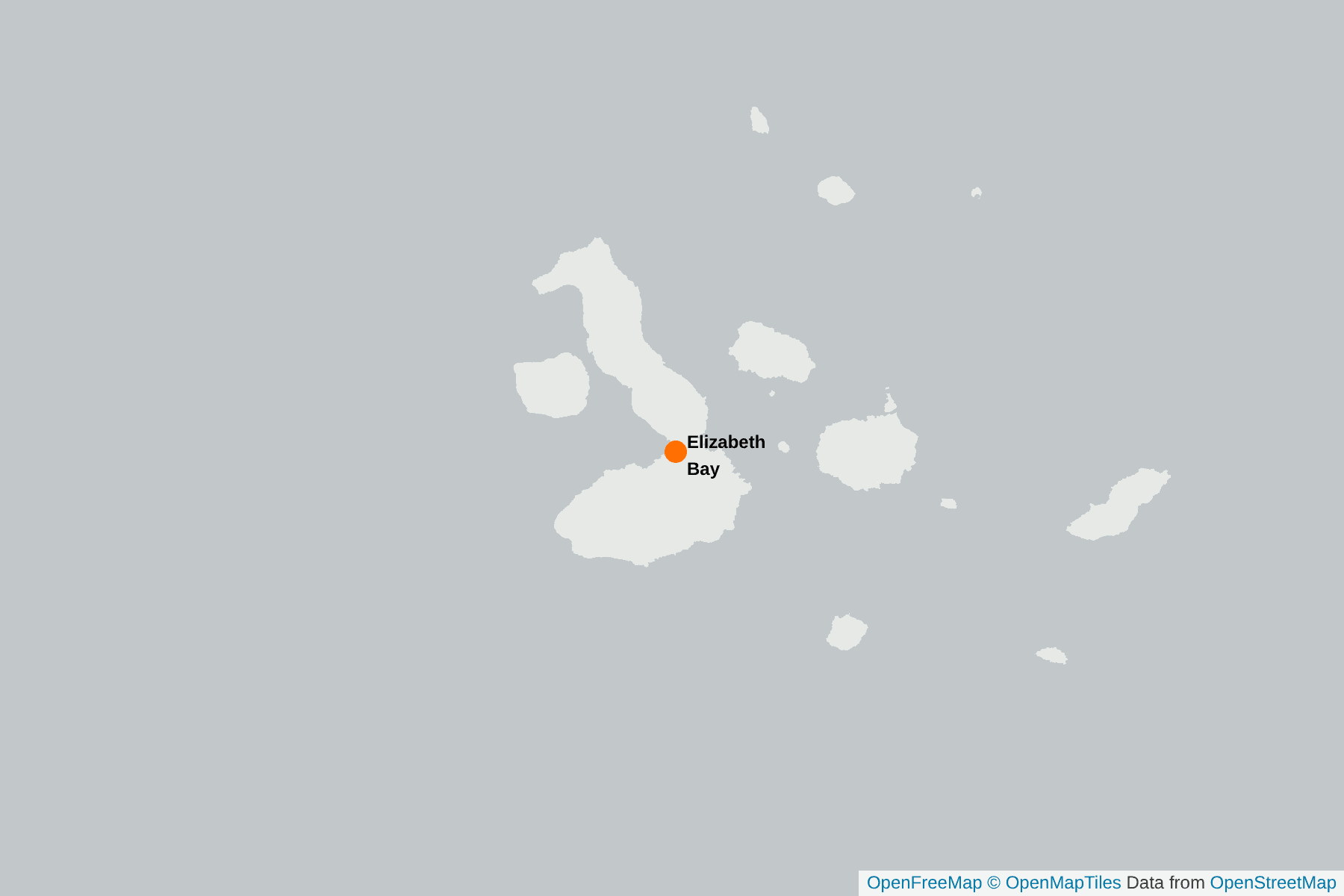 Map of Elizabeth Bay