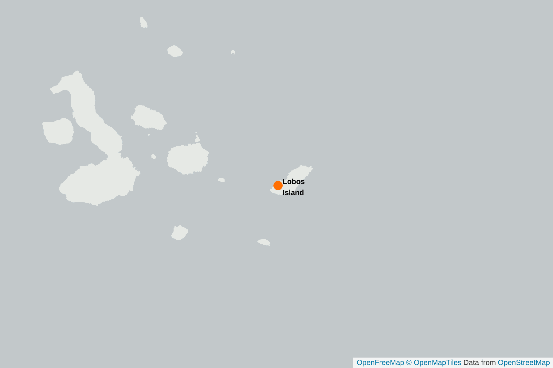 Map of Lobos Island