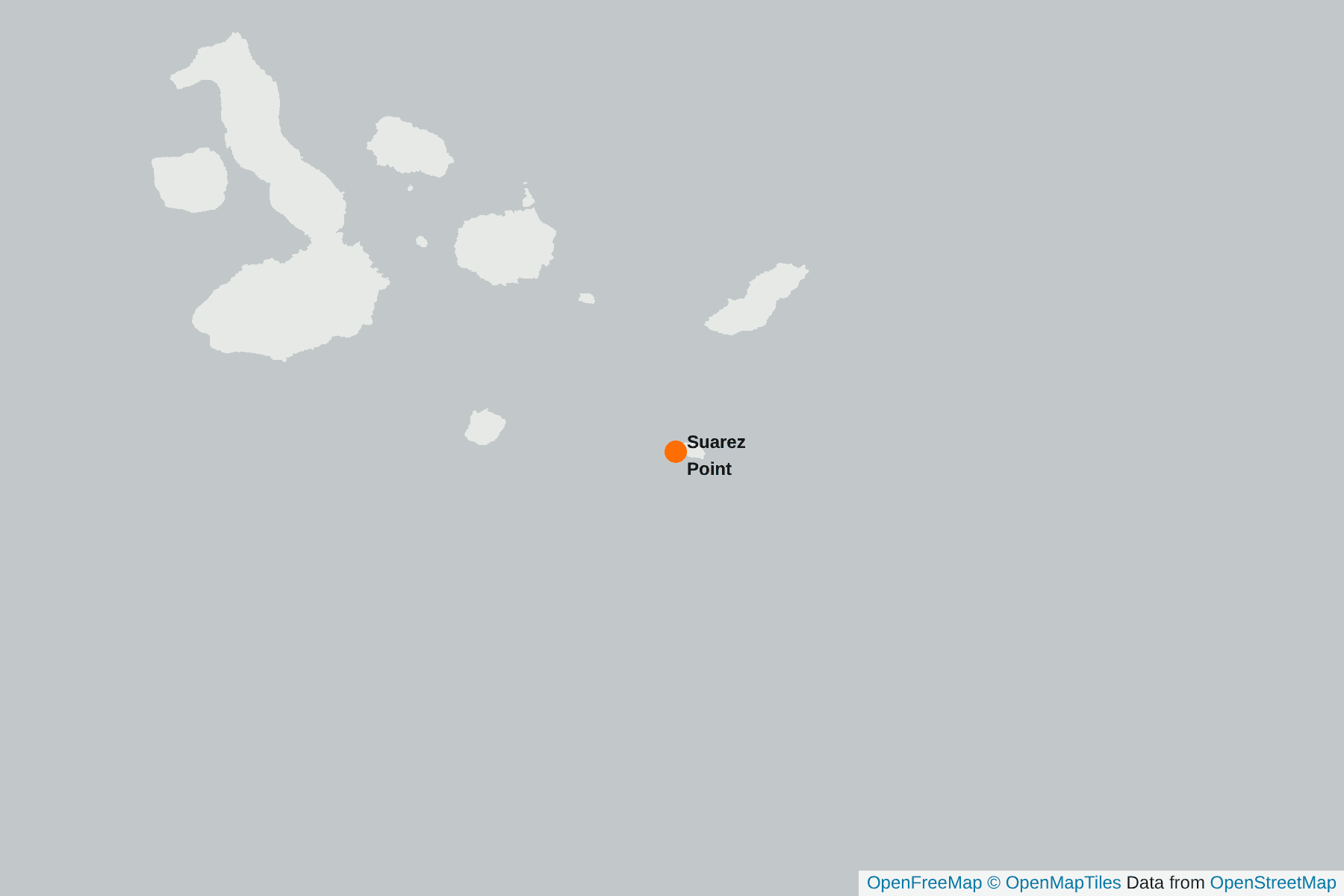 Map of Suarez Point