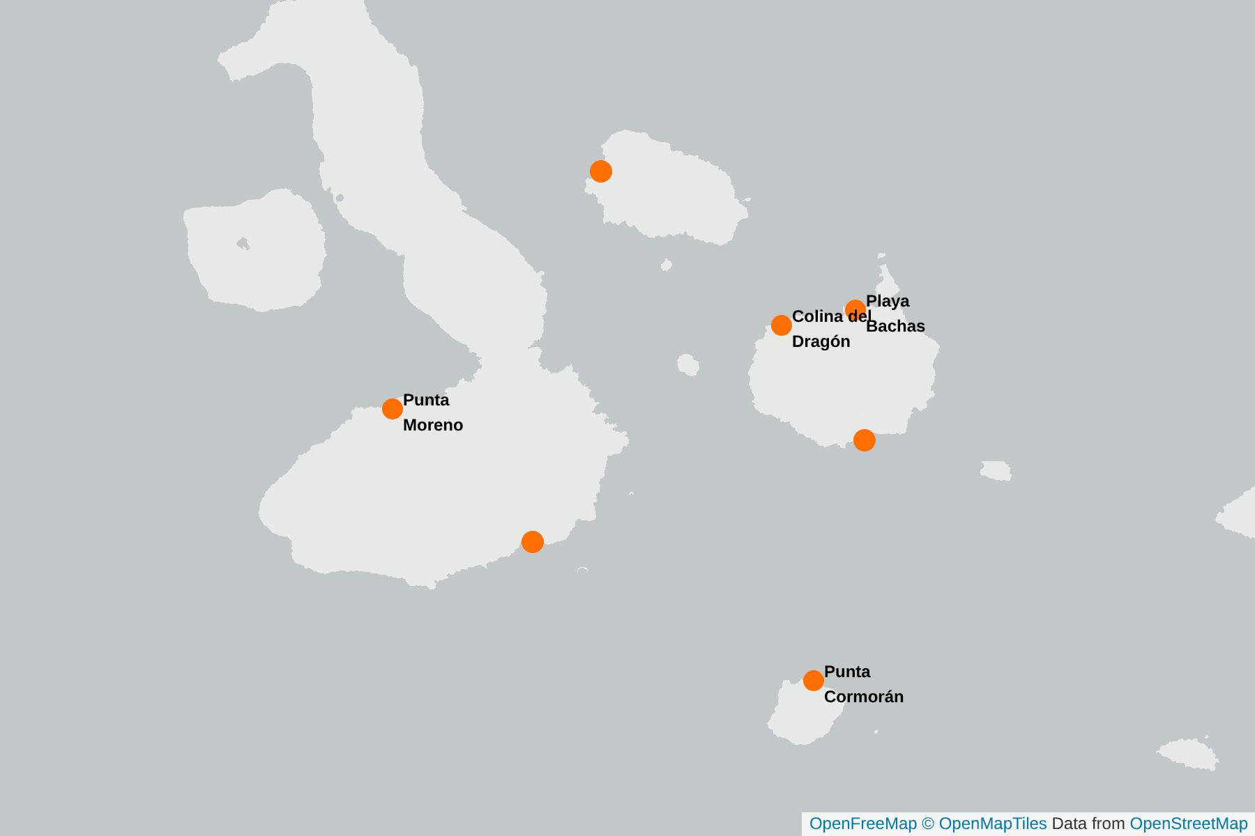 Mapa de Gran Flamingo
