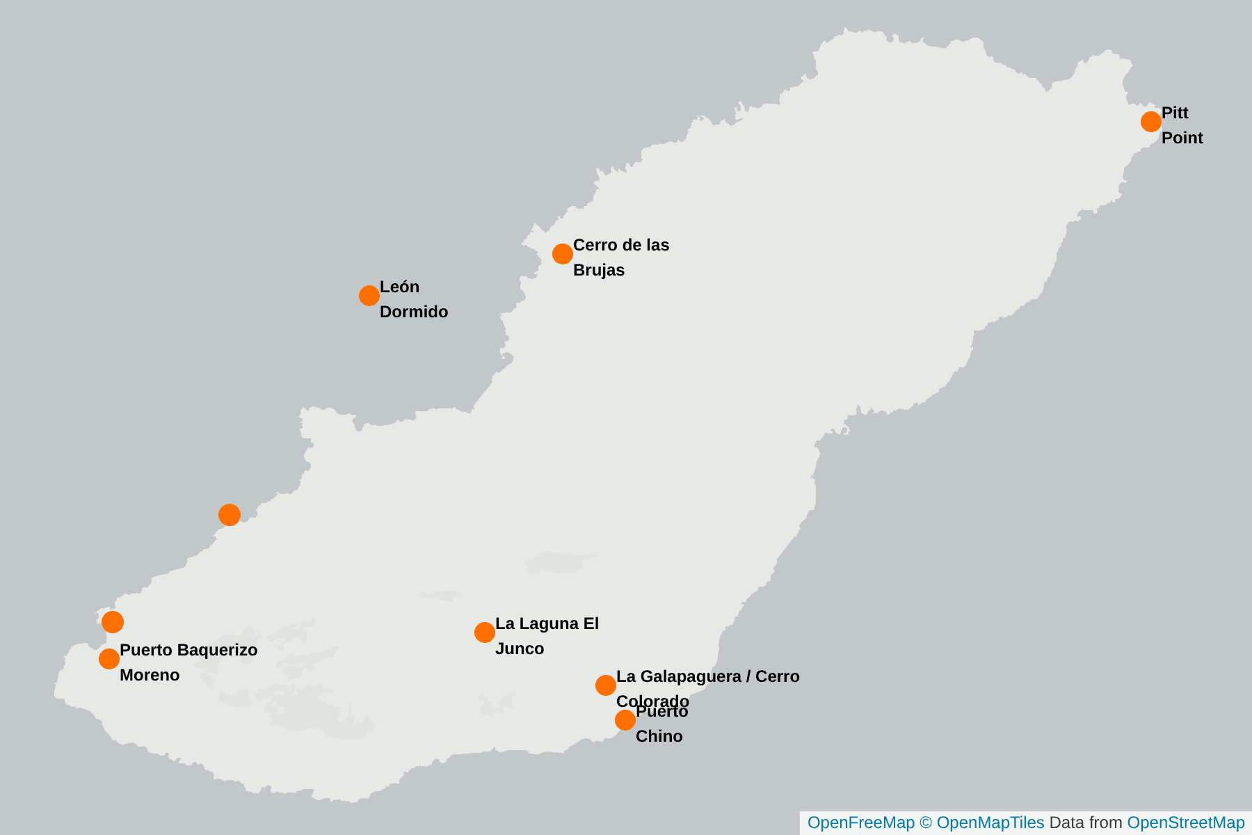 Mapa de San Cristóbal