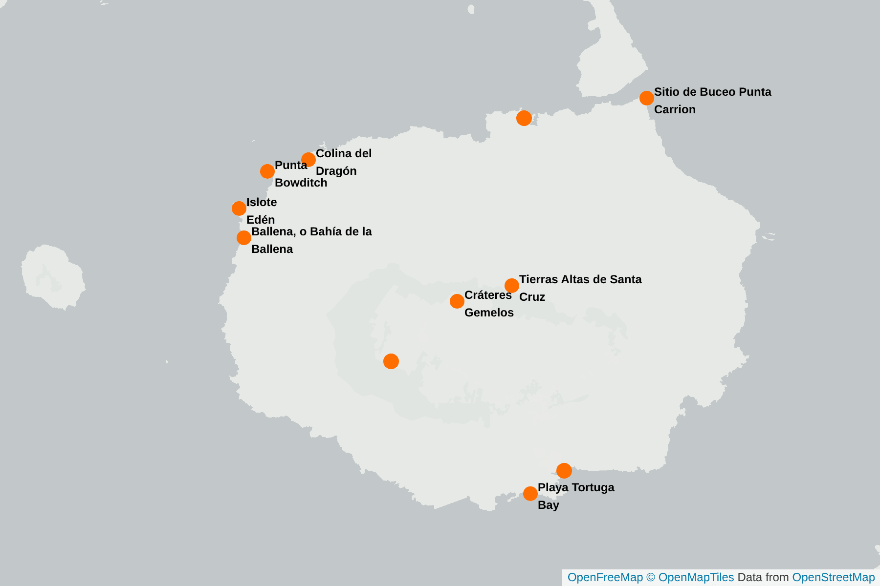 Mapa de Santa Cruz
