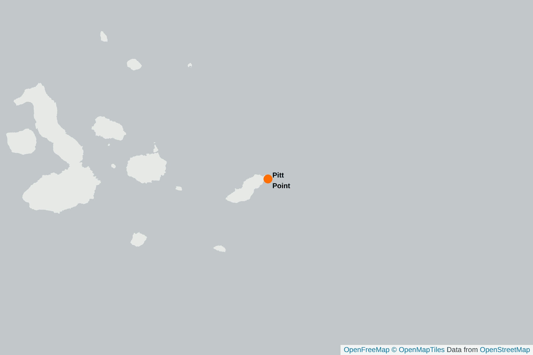 Mapa de Pitt Point
