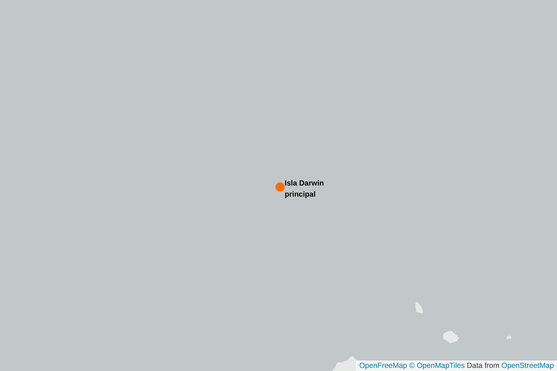 Mapa de Isla Darwin principal