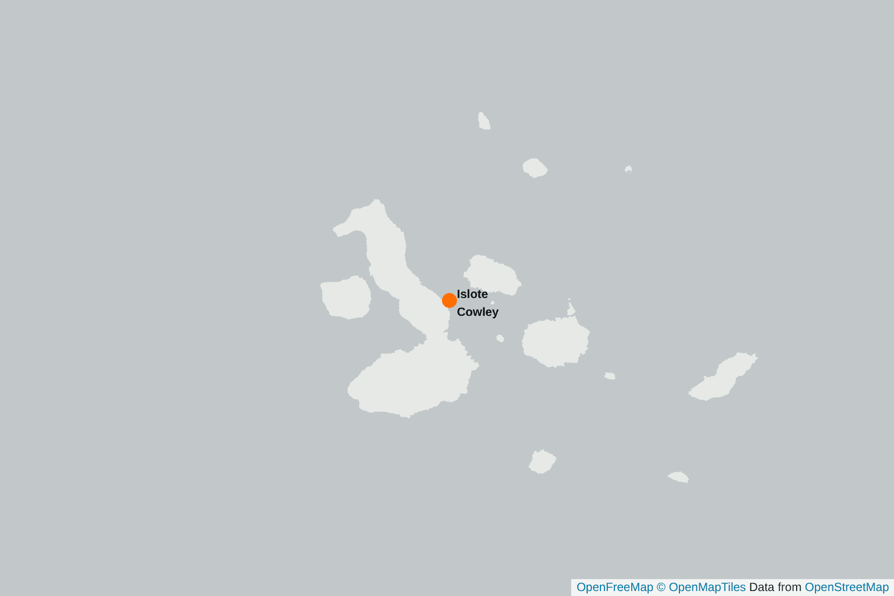 Mapa de Islote Cowley