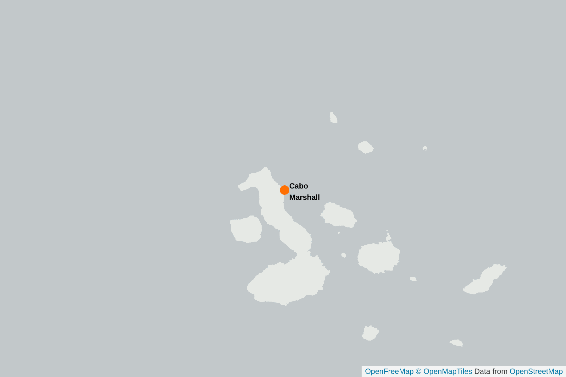 Mapa de Cabo Marshall