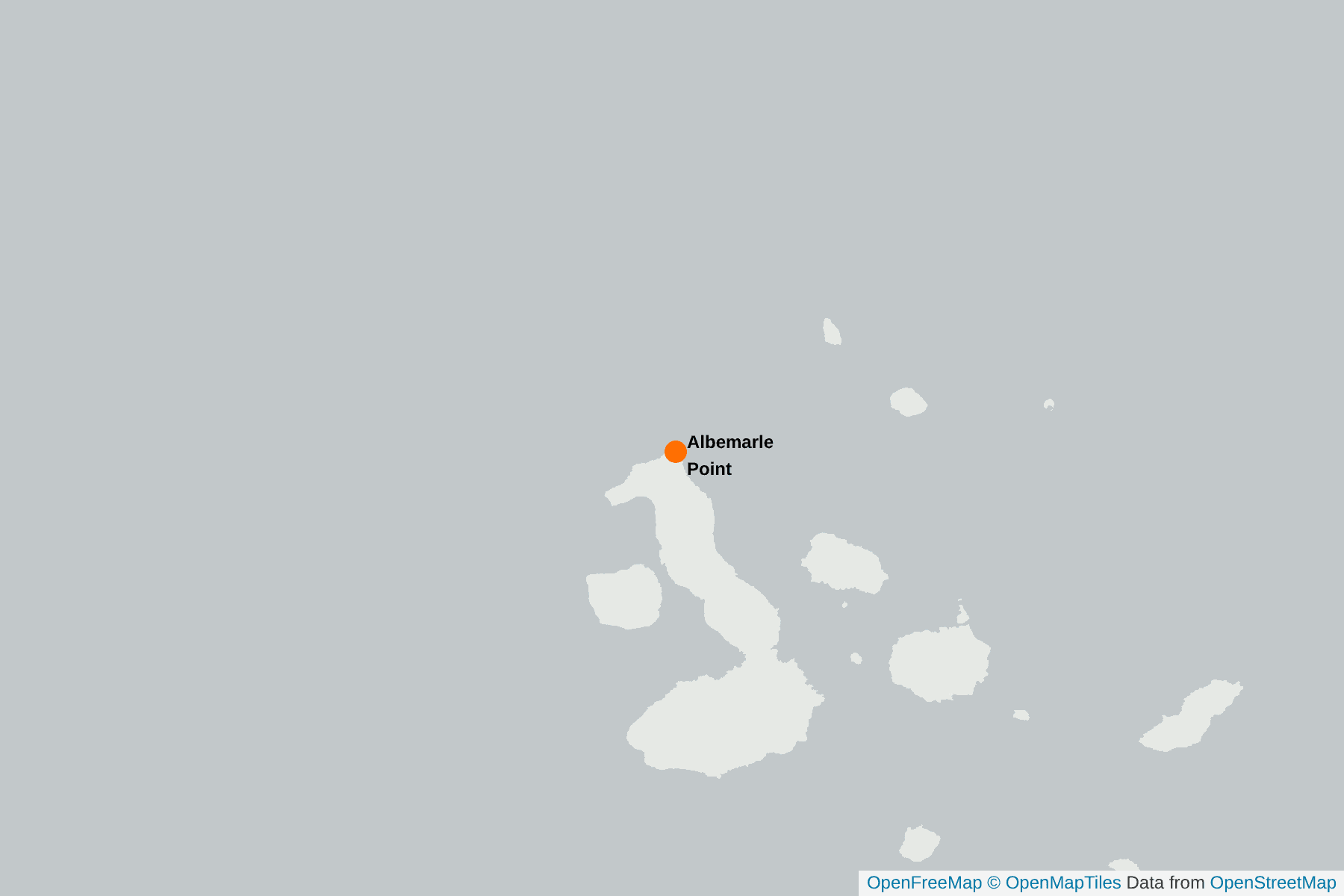 Mapa de Albemarle Point