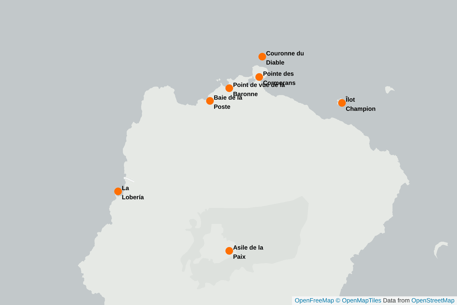 Carte de Floreana