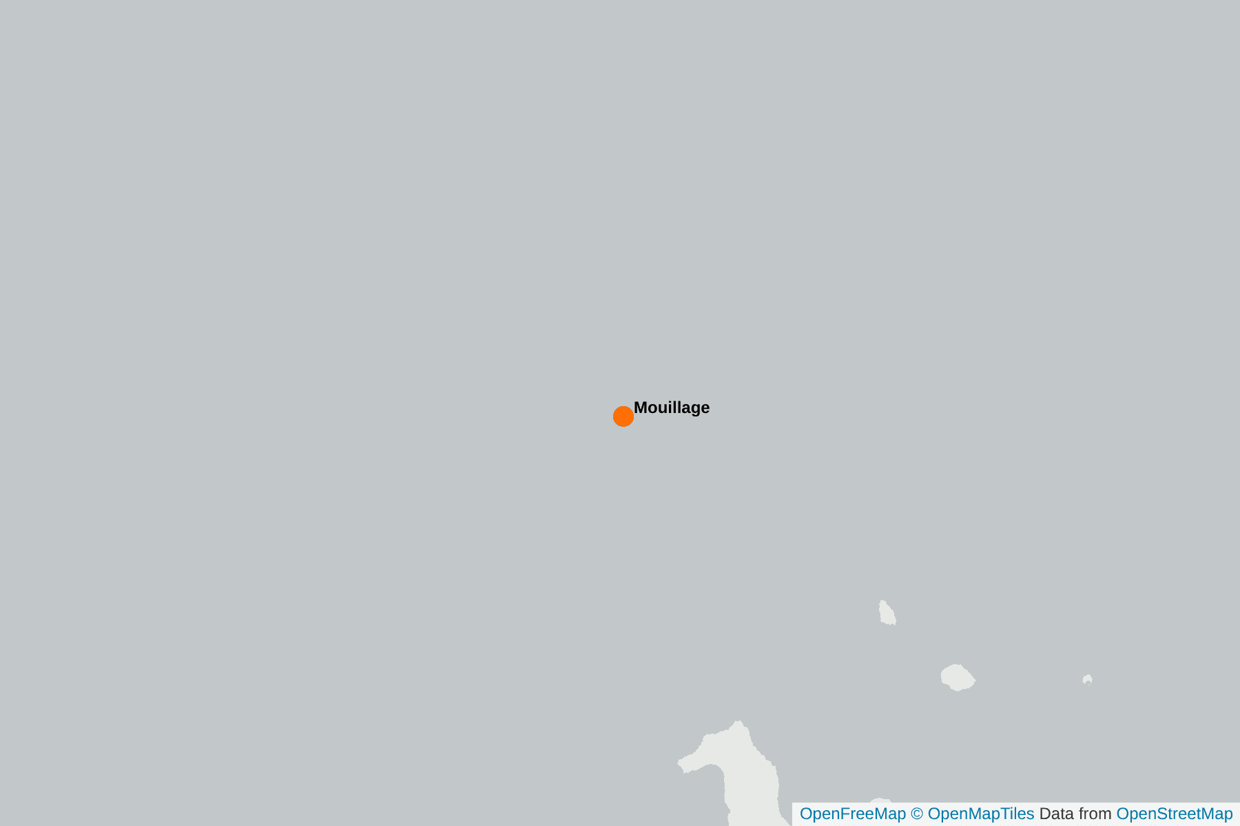 Carte de Mouillage